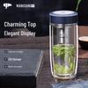 Wanxiang Double-Layer Heat-Resistant Glass Mug