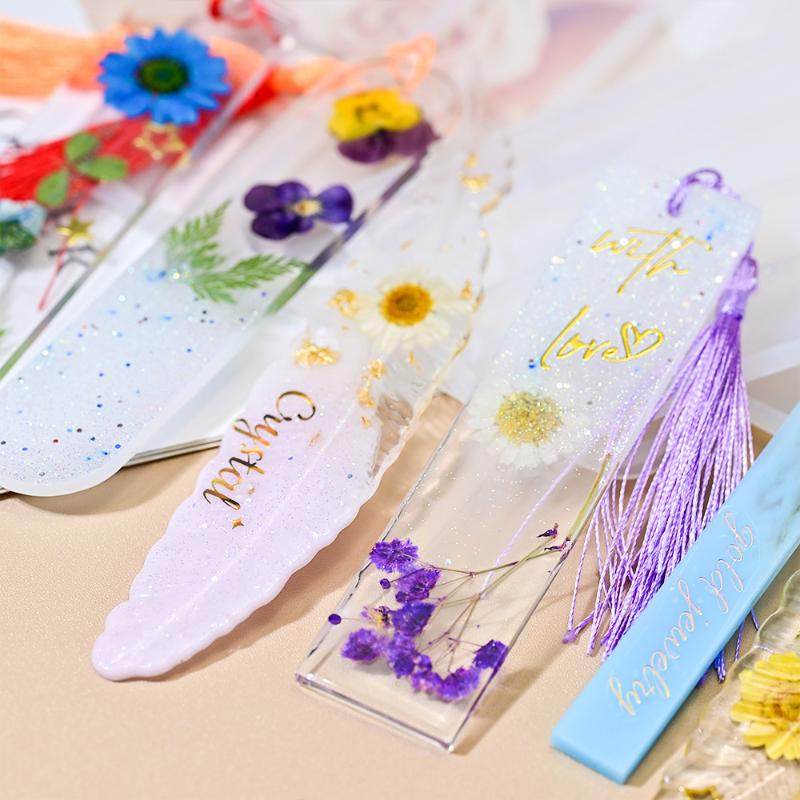 Bookmark Silicone Mold Rectangle Epoxy Resin Casting Mould For Diy Epoxy Resin Book Decoration Crafts Accessories