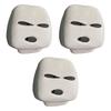 Halloween Funny Face Car Headrest Covers Three Hole Elastic Seat Protector Decoration Anti-Theft Warning for Car Interior Seats