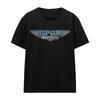 Top Gun: Maverick Maverick Logo Damen 100% Baumwolle T-Shirt Herren T-Shirts Oberteil S-2XL, Schwarz