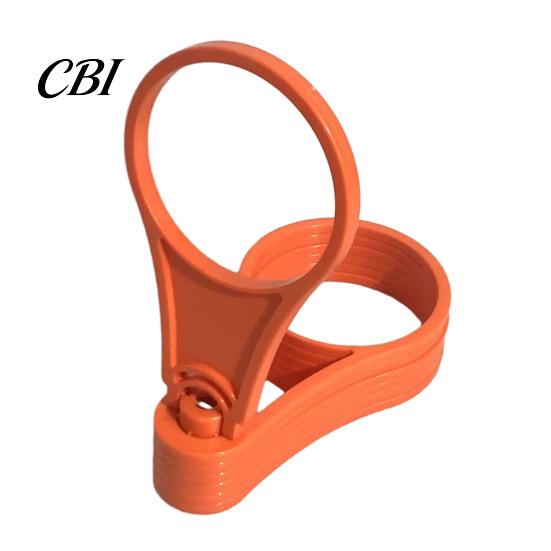 Eco Friendly Cup Holder 6-Cup Drink Carrier with Handle, Foldable Space Saving Caddy, Handle Reusable PP Tray for Delivery Outdoor Picnics And Parties