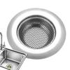 Kitchen Sink Filter Stainless Steel Mesh Sink Strainer Filter Sewer Mesh Strainers Bathroom Sink Strainer Drain Hole Filter Trap