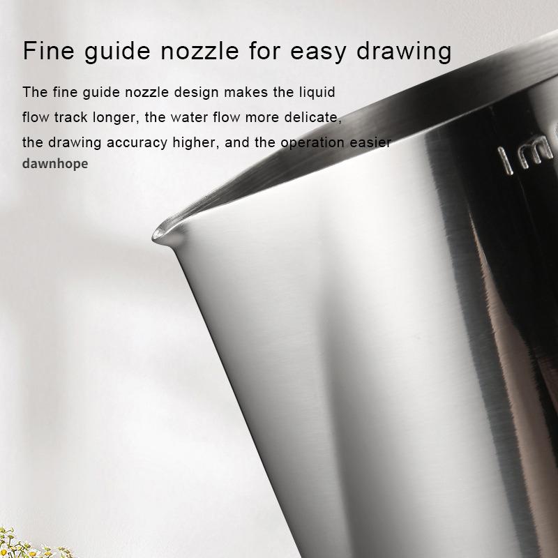 Stainless Steel Milk Frothing Pitcher Espresso Coffee Barista Craft Latte Cappuccino Milk Cream Cup Frothing Jug Pitche Milk Jug
