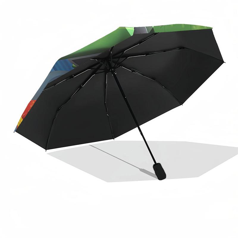 Monster Trucks, Blaze- Automatic Opening and Closing, 8-rib Structure Portable Umbrella, Suitable for Men and Women In All Seasons - Perfect