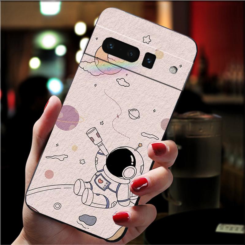 Phone Case for Google Pixel 10 9 Pro XL 9A 8 7 6 Pro Pixel 8A 7A 6A Pixel 8 7 6 5 Astronaut Art Case