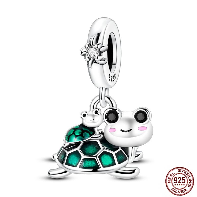 Ocean World Series Original Charms Copper Sea Turtle Octopus Dolphin Seahorse Beads Fits Bracelet Diy Jewelry Gift