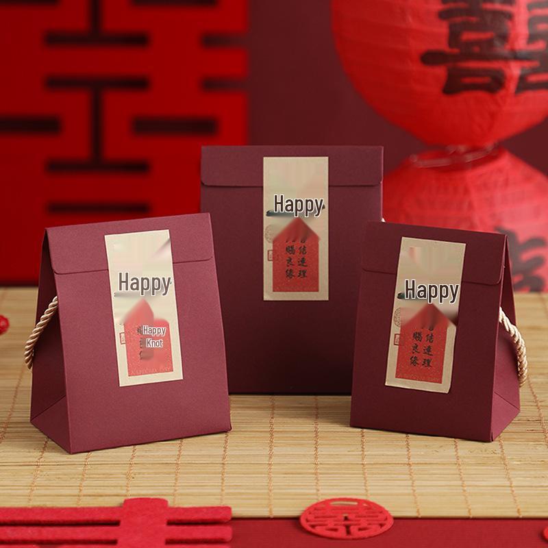 Elegant Chinese-Style Wedding Candy Box with Creative High-End Design