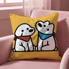 Meme Cute Puppy Memes Cushion Cover MultiScene Pillow Cover for Home  Car  Reversible Soft  Durable for Daily Use