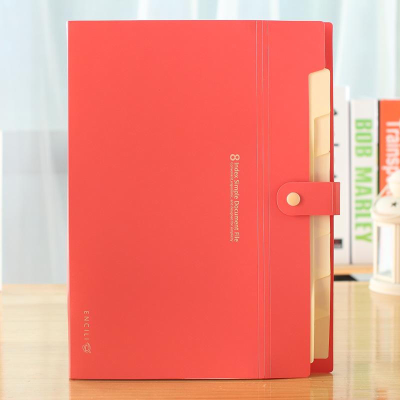 A4 Plastic Accordion File Folder for Students & Office Use