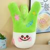 Cute Cartoon Plush Green Onion Long Strip Doll Plush Toy Funny Cat Pet Doll