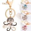 Lovely Cartoon Octopus Pendant Key Chain Keychain Ring Bag Purse Wallet Decor Suspension Trinket