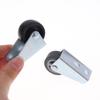 4Pcs Solid Fixed Caster Wheels Wear Resistant Movable Directional Rollers for Warehouse Trolleys Storage Shelves Household Furniture