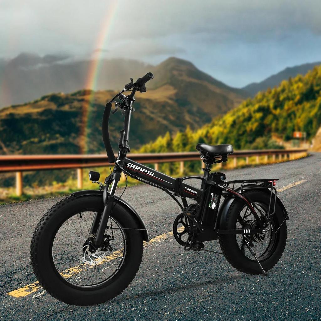 E-bike DZ2002 electric folding bicycle mountain bike 20 inches 750W 48V 16AH outdoor electric bicycle