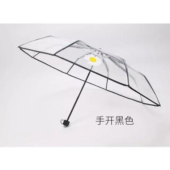Automatic Umbrella Transparent Manual Umbrella Women's Folding Umbrellas Parasol For Rain And Sun Windproof Business