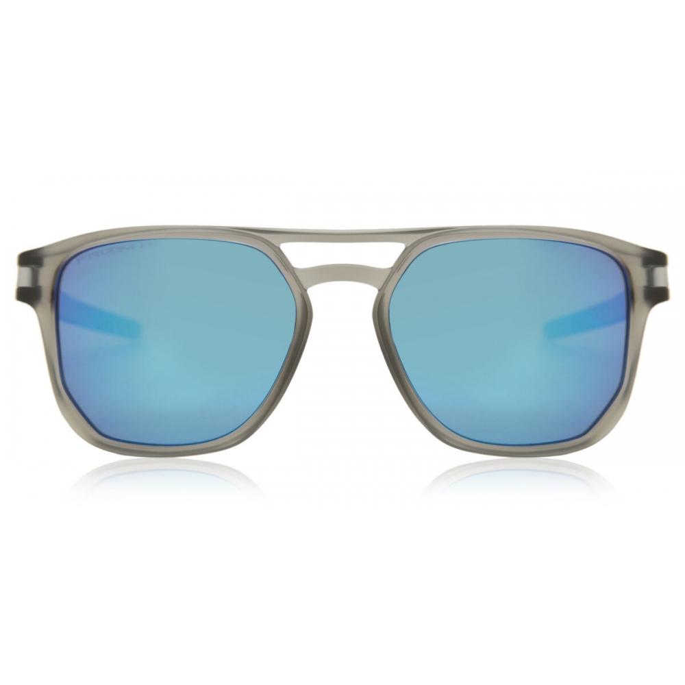 

Oakley Oo9436 Защелка Бета Поляризованные 943606 Мужские Солнцезащитные очки Matte Grey Ink/54-18-140