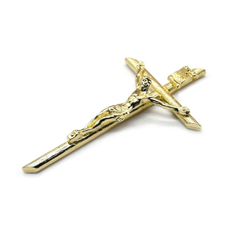 Catholic Christ Jesus Crucifix Pendant Jewelry Church Prayer Desktop Ornament Prayer Crucifix Vintage Catholic Necklace