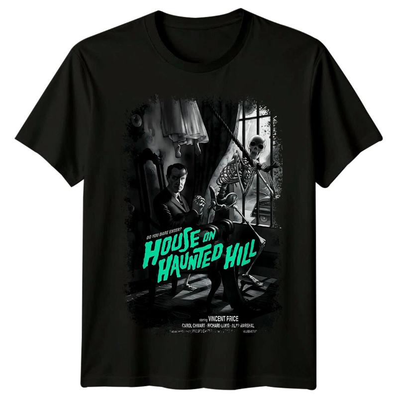 House on Haunted Hill () Movie Poster Inspired TShirt Retro Tee Unisex S