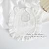 U-shaped Baby Cotton Bibs Feeding Floral Baby Drooling Bibs Waterproof Lace Saliva Towel Cloths Neck Wear Accessories