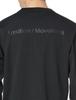 Long Long Sleeve Descente Waffle Crew Neck Hard Stretch MVSP BK S [Move Sports] T-shirt T-Shirt S.F.TECH (DMMWJC22)