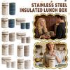 თერმო სადილის ყუთი Bento Box პორტატული იზოლირებული სადილის კონტეინერი დაწყობადი გაჟონვაგამძლე უჟანგავი ფოლადის საკვების კონტეინერი
