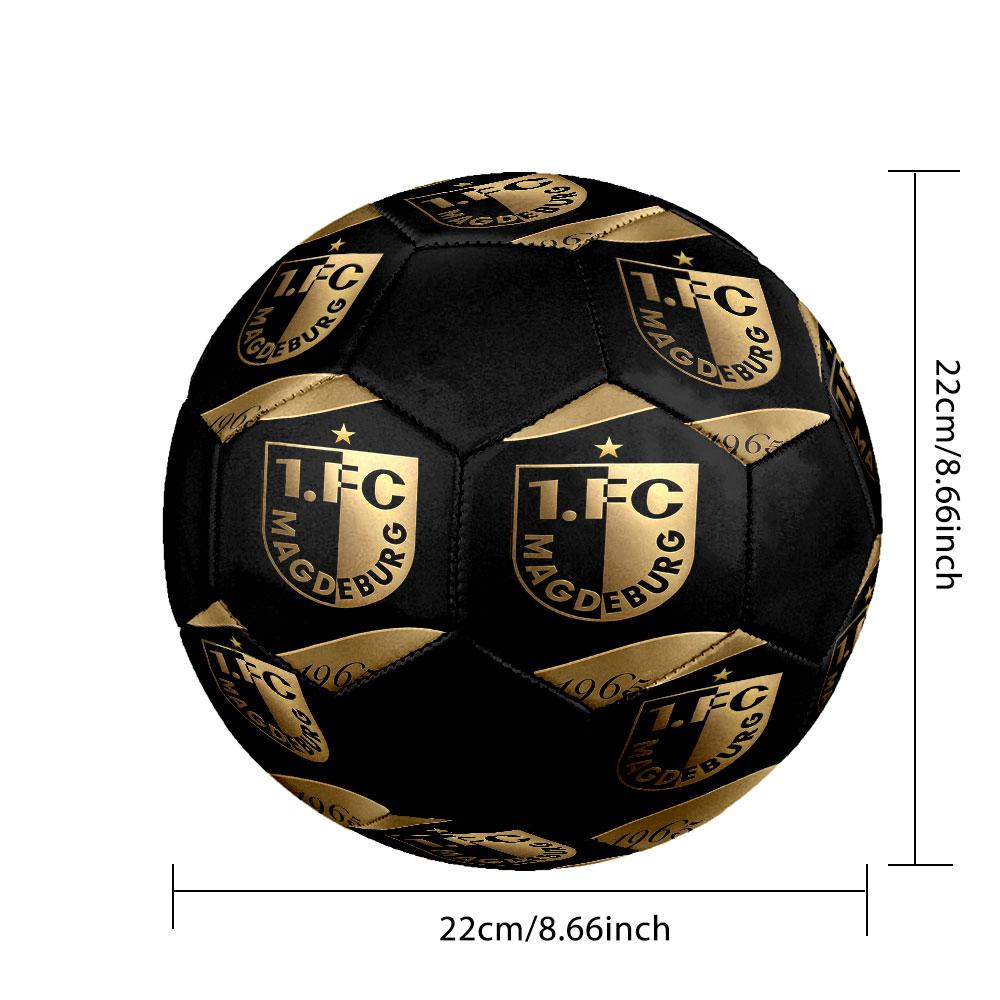 1 pz 1 FC Magdeburg Pallone da Calcio Taglia 5 Pallone da Calcetto Indoor alla Moda Colorato Gioco in Cortile - Ottimo Regalo per Appassionati di Sport HE2