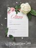 Inkdotpot FloralA  Advice And Wishes Set Of 50 Bridal Shower Advice Game