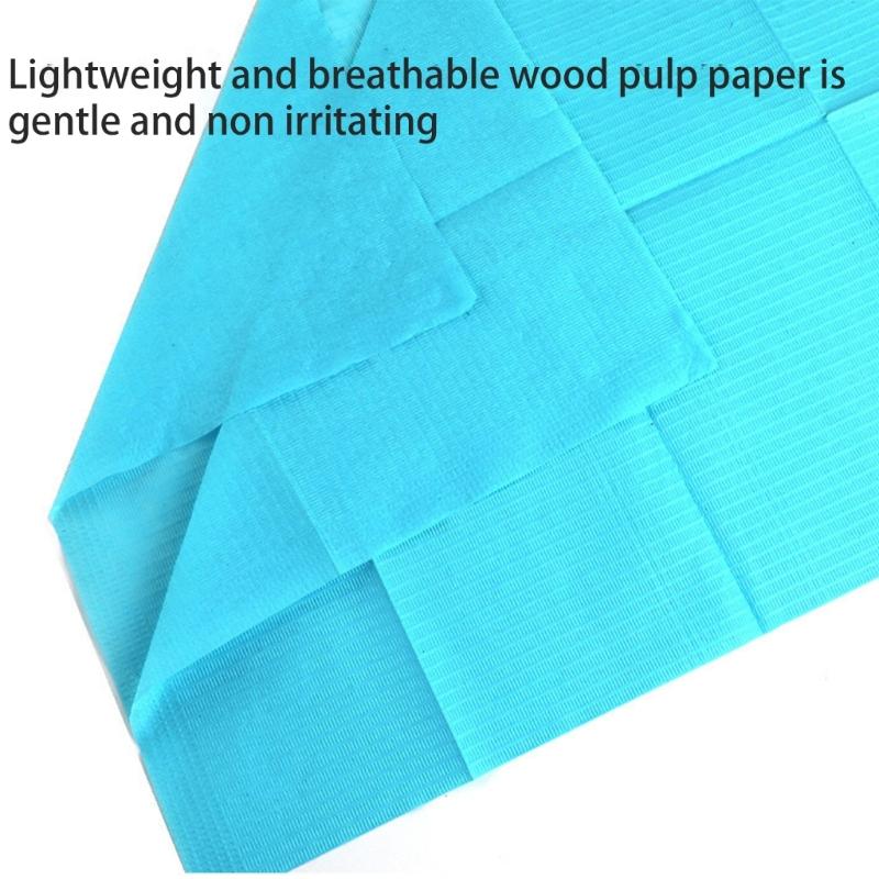 125pcs Disposable Nail Art Table Mat Waterproof Beauty Paper Sheets Salon Pad for Home and Personal Use