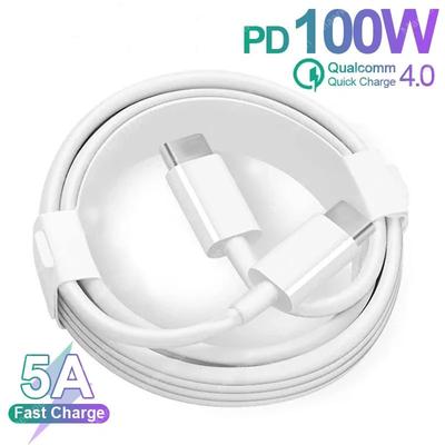 5A кабель USB C до USB типу C для MacBook Pro iPad Quick Charge 3.0 100W PD Fast Charging Wire для Samsung Xiaomi