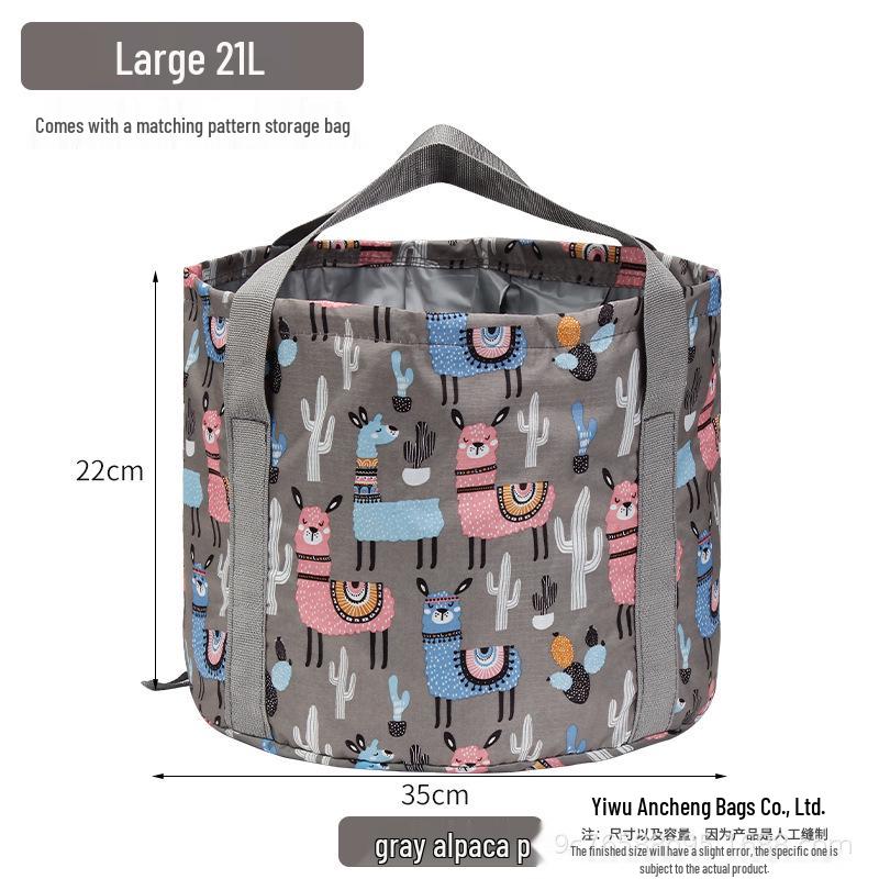 Portable Foldable Foot Bath with Insulated, Multifunctional Foot Soak Bag for Travel and Dormitory Use