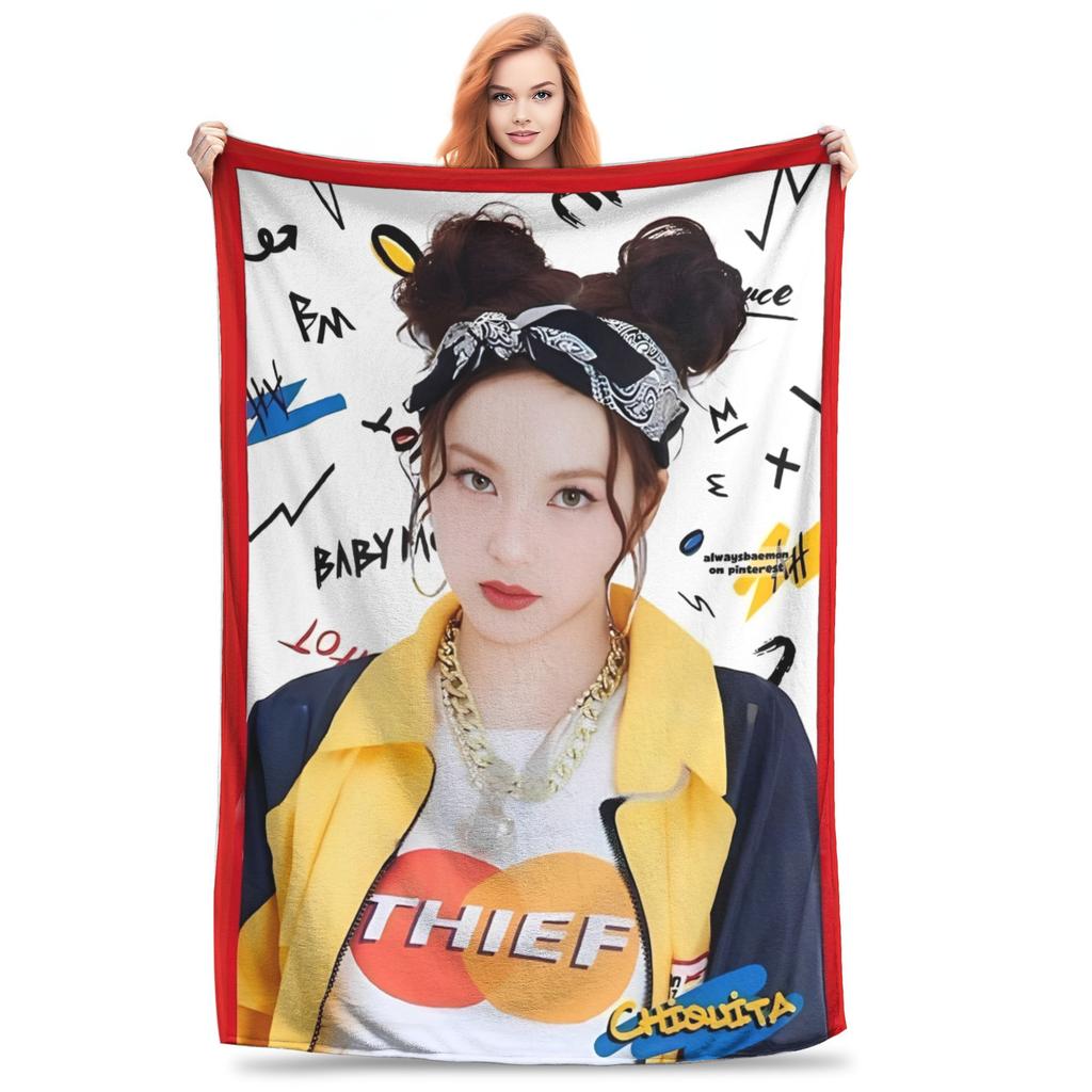 Babymonsters KPOP Flanellen Deken Geweldige Plaid Dekens voor Thuis 200x150cm Spreien,