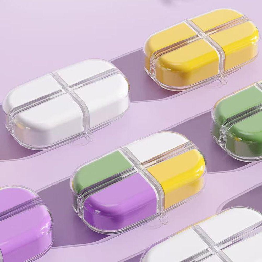 Moisture-Proof Seven Days Pill Case Magnetic Pill Organizer Pill Dispenser  for Home&Travel