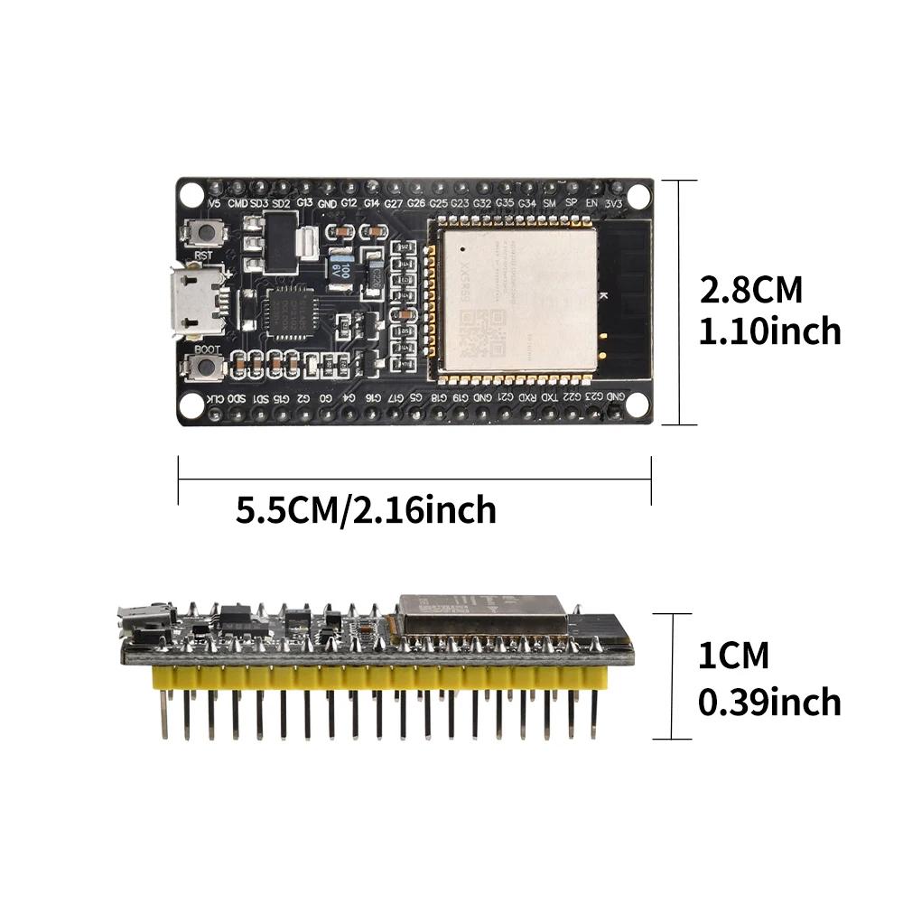 ESP32 Development Board ESP-32 Micro USB WiFi+Bluetooth Ultra-Low Power Consumption Dual Core ESP-32 CH9102 CP2102 38 Pin