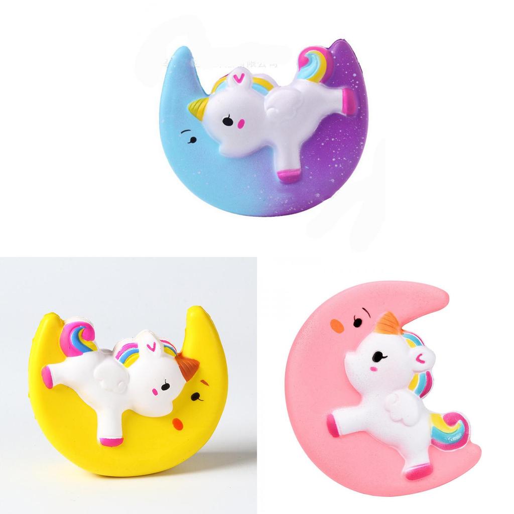 Flying Horse Moon Squishy Toy With Slow Rebound For Stress Relief And Gift Use