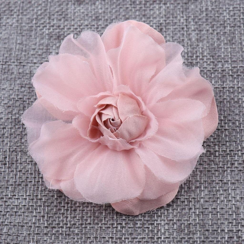 Crystal Gauze Fabric Flower DIY Embellishments - Handmade Art Flower Accessories for Clothing and Corsages