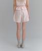 LAMINEZ Lace Trim Shorts - Pink
