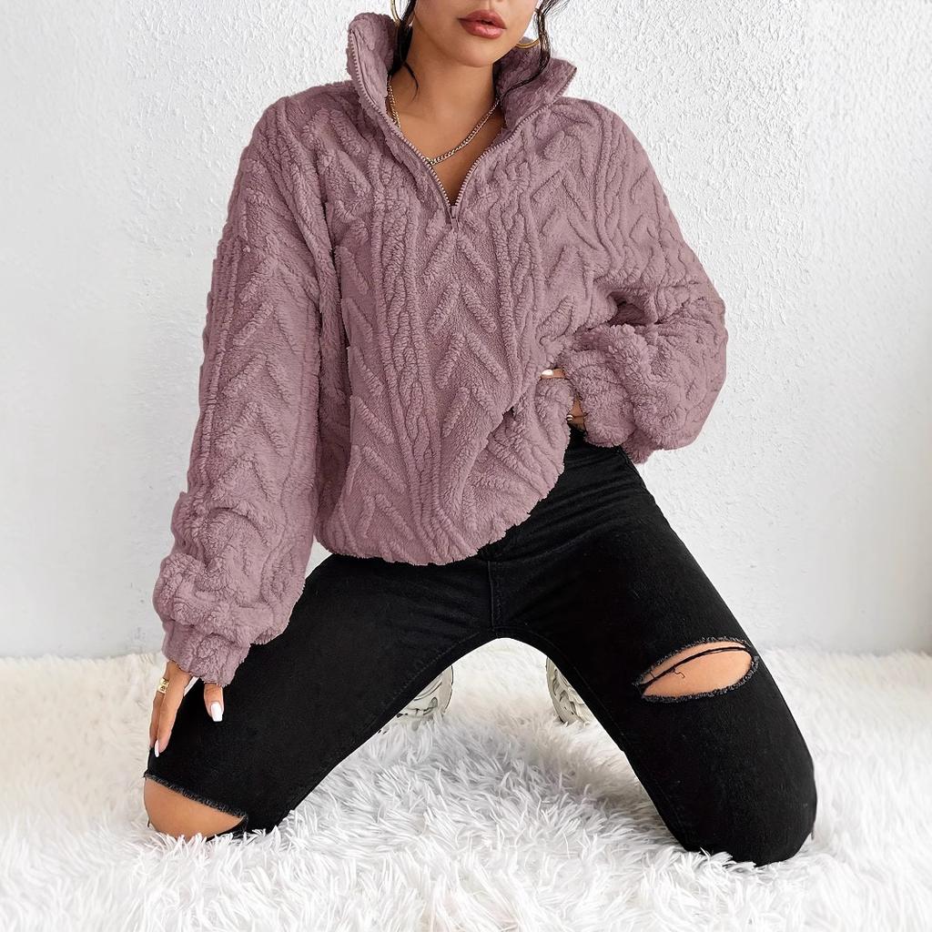 Women's Burgundy Cable Knit Turtleneck Sweater, Cozy Winter Pullover, Ribbed Cuff
