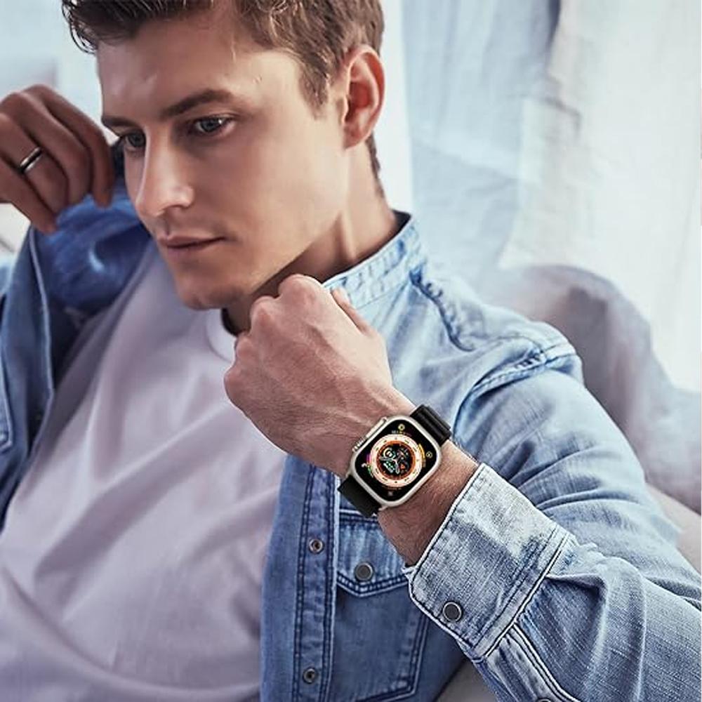 Alpine loop For Apple watch Band 45mm 44mm Ultra 2 49mm 42mm 40mm 41mm Nylon bracelet correa iWatch Series 9 8 7 6 SE 5 4 strap