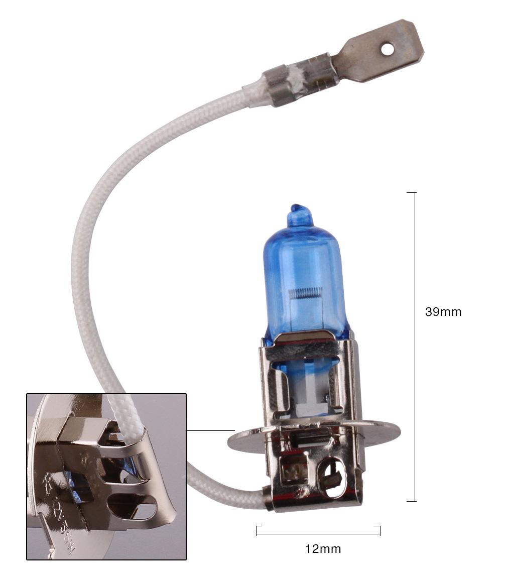 

2 шт. H1 H3 55 Вт 100 Вт галогенные автомобильные фары супер яркие автомобильные лампы 12 В фары белые