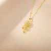 Dream Catcher Titanium Steel Tassel Pendant Necklace - Personalized Fashion Colorfast Chain