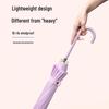 OIMG Modern 16-Rib Automatic Sun/Rain Umbrella with Hook Handle