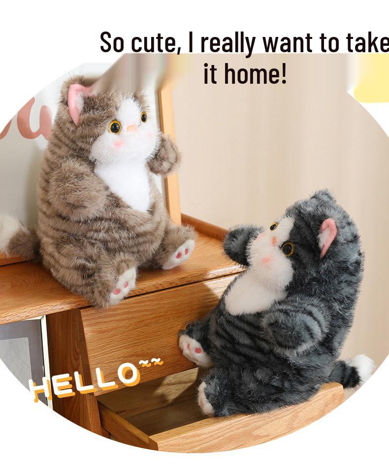 Bobo Cat Plush Toy: Kitten Doll for Girls, Perfect Birthday Gift