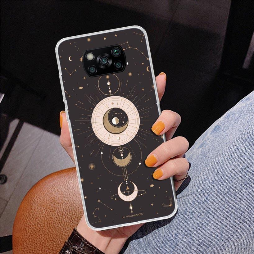 

Moon Mystery Totem Witche Phone Case For Xiaomi Poco X7 X6 X5 Pro F7 Ultra Redmi 15C 15 13C 13 12C 12 10 10A 10C 9 9A 9C 9T Cove Redmi 12C