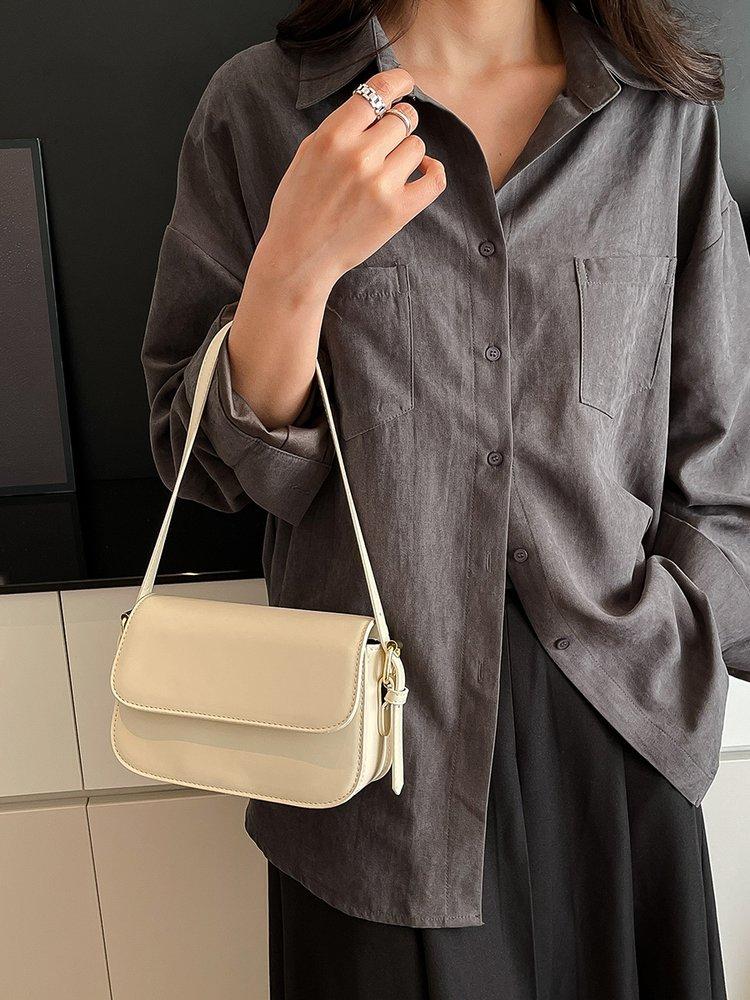 Advanced Texture Retro Small Saddle Bag Women 2026 New Popular All-Match Messenger Bag Fashi Underarm Bags Square Sling Bag
