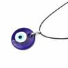 Pu Leather Chains Drop Shaped Lucky Fashion Jewelry Clavicle Chains Demon Eye Blue Eyes Necklace