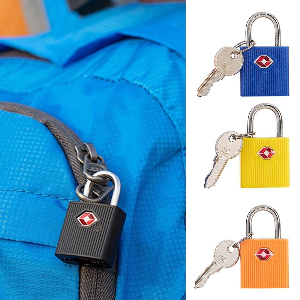TSA Customs Lock with 2 Keys Security Padlock High Quality Cabinet Lock  for Travel
