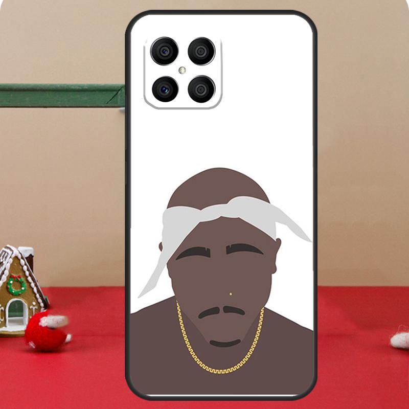 2Pac TuPac Shakur Case For Honor Magic 6 7 8 Pro Honor 400 200 70 90 Lite X8c X8b X9a X9b X9c X9d Win RT Cover