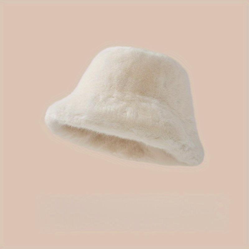 1 Piece of Women's Faux Fur Winter Hat, Small In Size, Suitable for Outdoor Sports, Cycling, Machine Washable