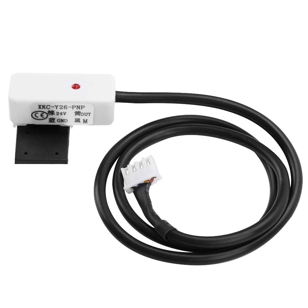 Akozon Non-Contact Fluid Level Sensor, Water Level Sensor, Fuel Level Sensor, Low and High Water Level Sensor Detection Tool (XKC-Y26-PNP 24V)
