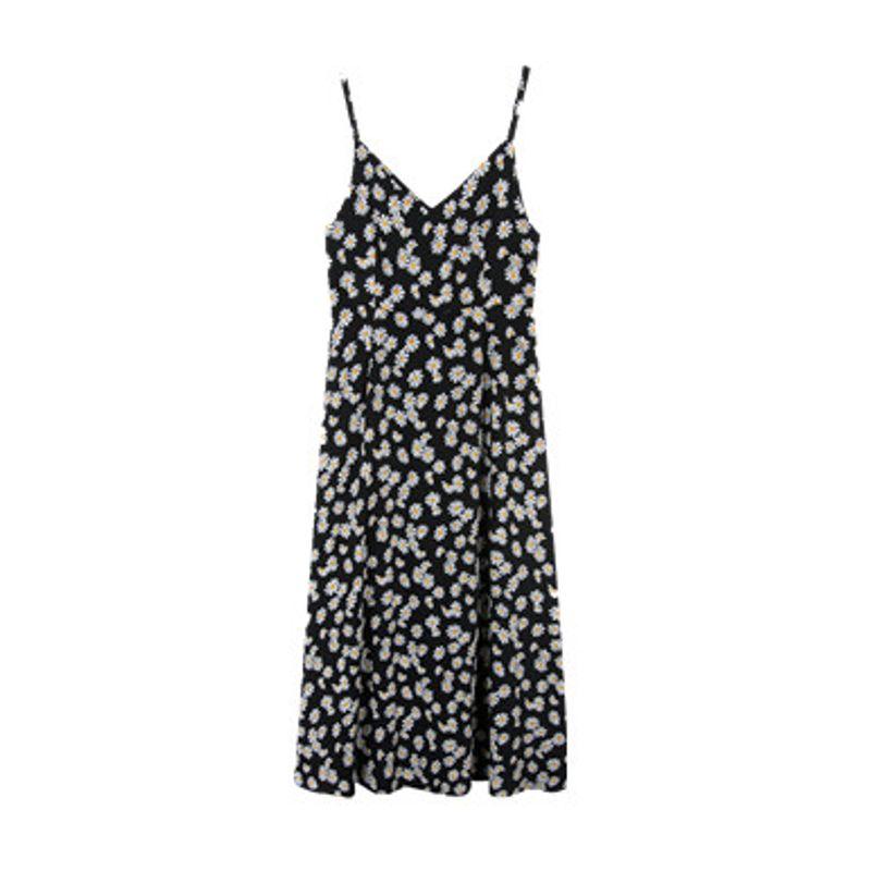 Export Vintage Dress Little Daisy Oversize Women's Clothing