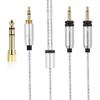Oxygen Proof Copper Stereo Extension Cable Universal 3.5mm/6.35mm Headphone Upgraded Cable for Studio Use